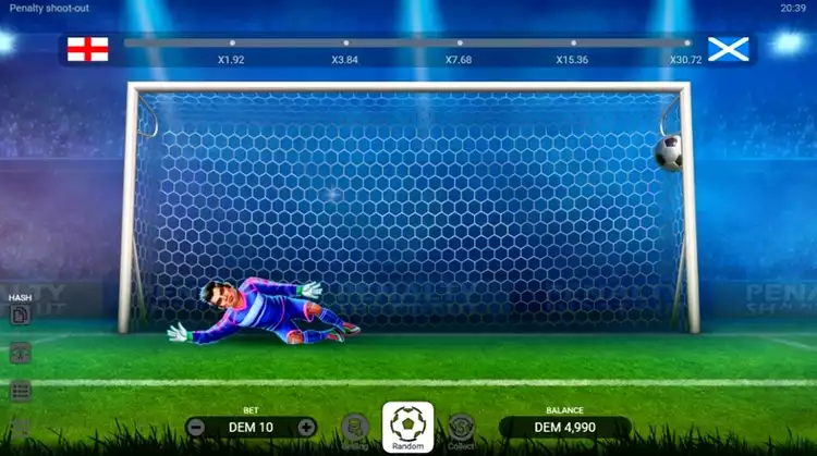 penalty shoot out juego